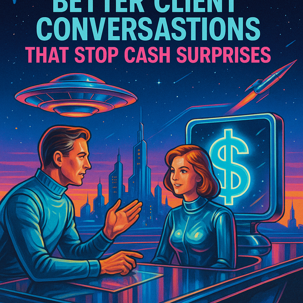 Better client conversations that stop cash surprises