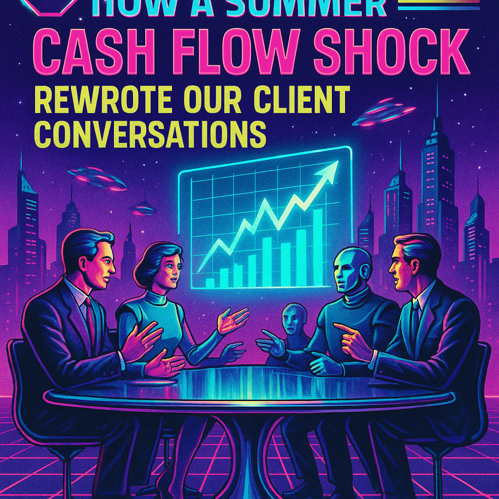 How a Summer Cash Flow Shock Rewrote Our Client Conversations