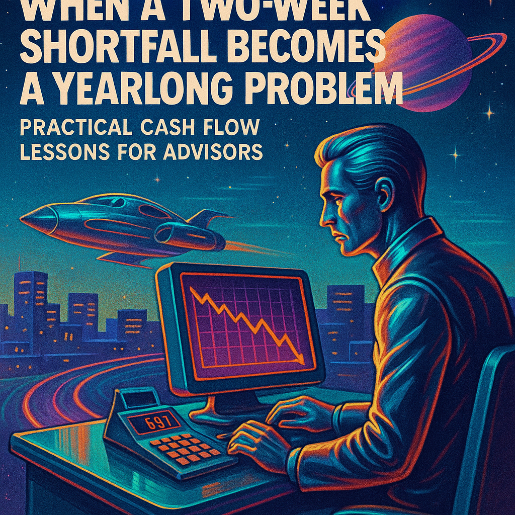 When a Two-Week Shortfall Becomes a Yearlong Problem: Practical Cash Flow Lessons for Advisors